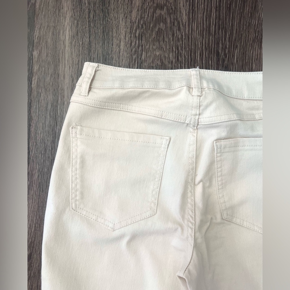 d. Jeans Skinny Cream ECRU Stretch Denim Jeans Women's Size 4 - Picture 6 of 10
